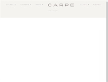 Tablet Screenshot of carpe.be